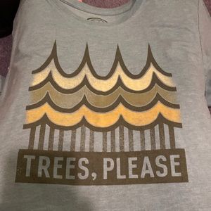 Trees please, life is good shirt.